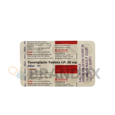 Ziten 20 mg Glenmark Pharmaceuticals Ltd.