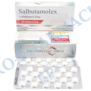Salbutamolex (salbutamol) – 4mg/tab – 100 tab/blister EU Euro-Pharmacies